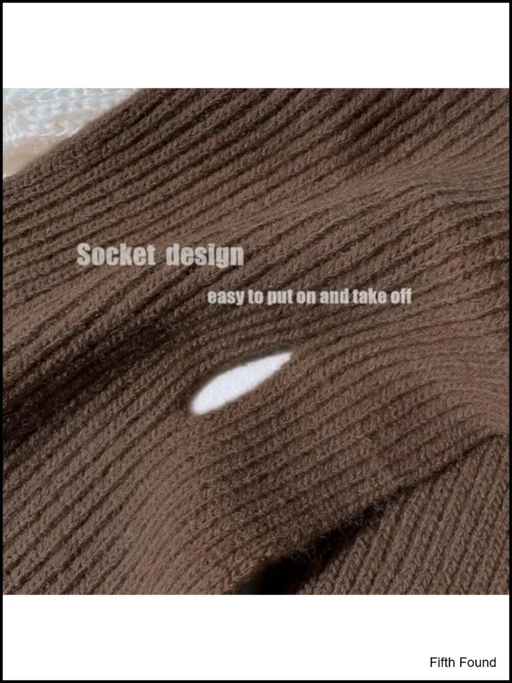 Unisex Thick Knit Scarf Extra Warm Insert Buckle Winter Neck Wrap